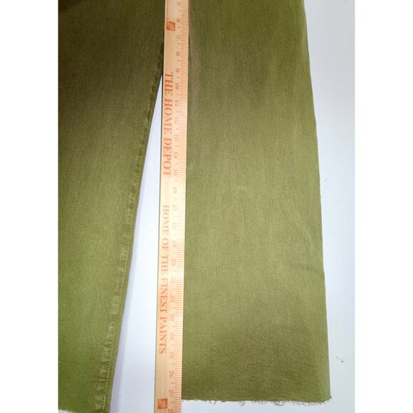 KUT from the Kloth Meg Braid Pocket Raw Hem High Waist Wide Leg Jeans Size 27 - Picture 5 of 9